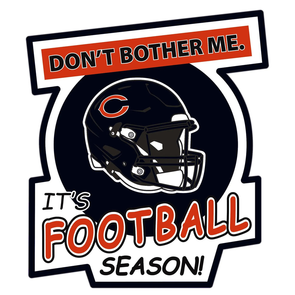 Chicago Bears Don't Bother Me Auto Decal - Chicago Bears