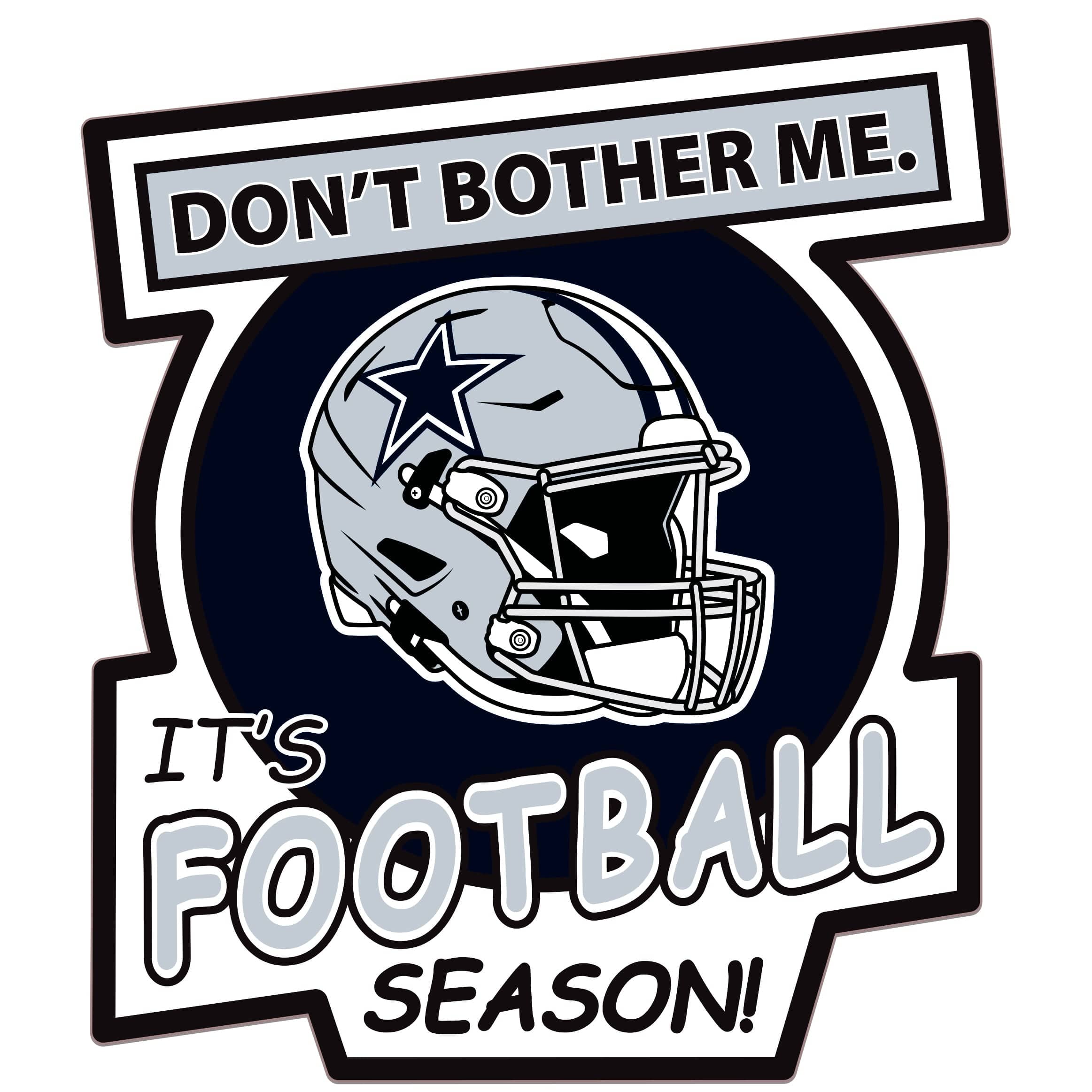 Dallas Cowboys Don't Bother Me Auto Decal - Dallas Cowboys