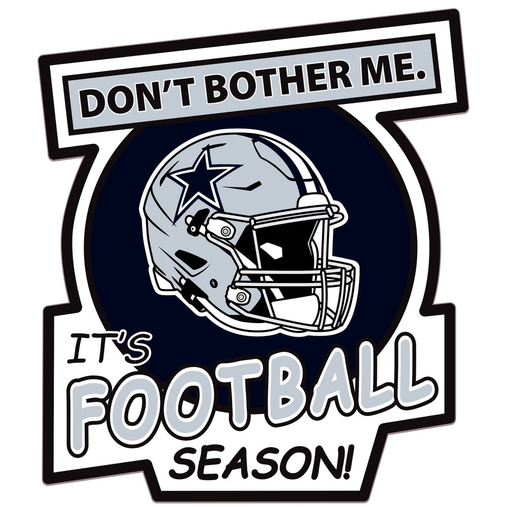 Dallas Cowboys Don't Bother Me Auto Decal - Dallas Cowboys