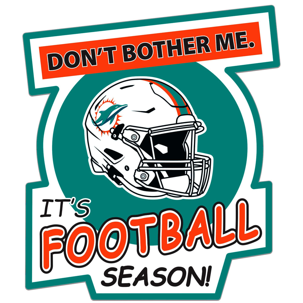 Miami Dolphins Don't Bother Me Auto Decal - Miami Dolphins