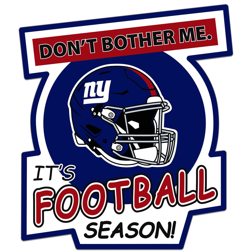 New York Giants Don't Bother Me Auto Decal - New York Giants
