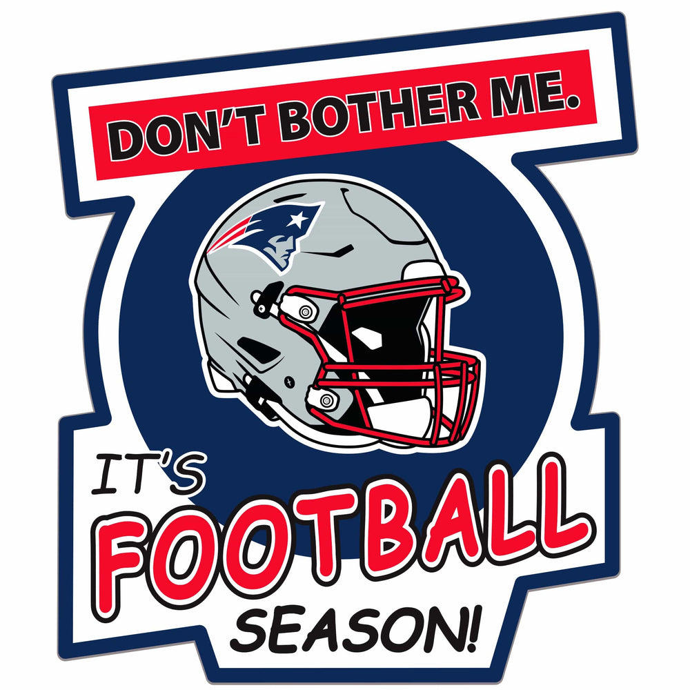 New England Patriots Don't Bother Me Auto Decal - New England Patriots