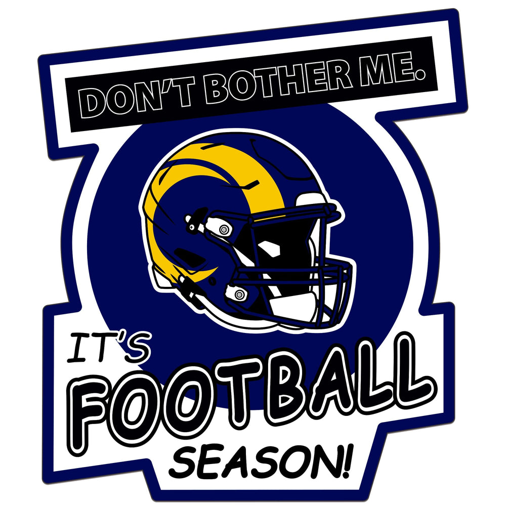 Los Angeles Rams Don't Bother Me Auto Decal - Los Angeles Rams