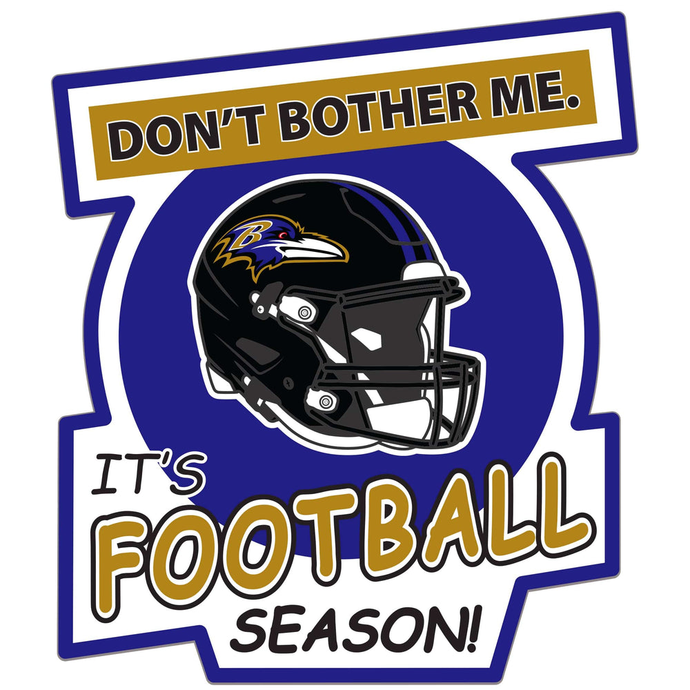 Baltimore Ravens Don't Bother Me Auto Decal - Baltimore Ravens