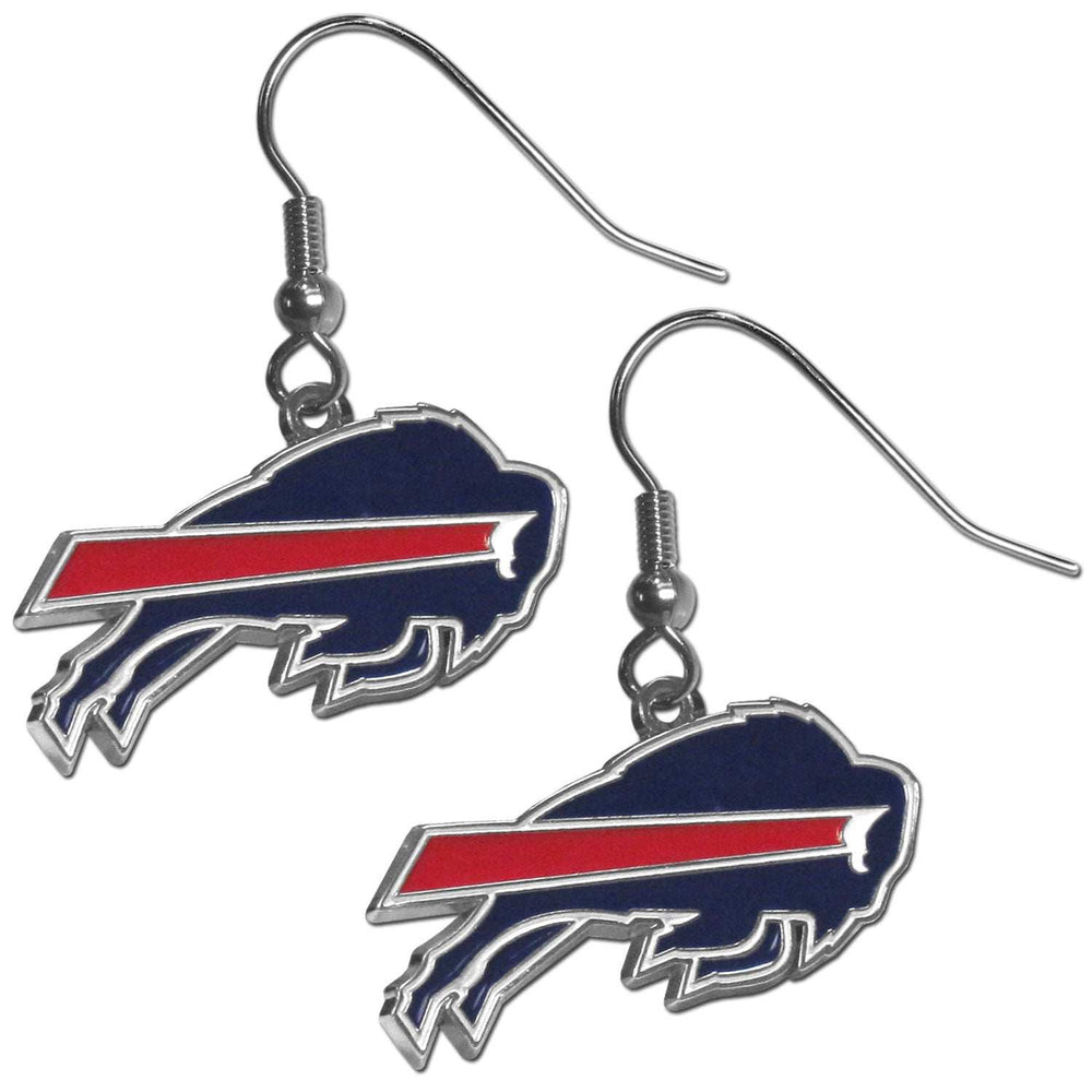 Buffalo Bills Chrome Dangle Earrings - Buffalo Bills - Flyclothing LLC