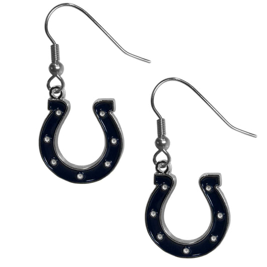 Indianapolis Colts Chrome Dangle Earrings - Indianapolis Colts - Flyclothing LLC