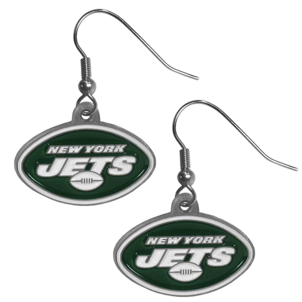 New York Jets Dangle Earrings - New York Jets - Flyclothing LLC