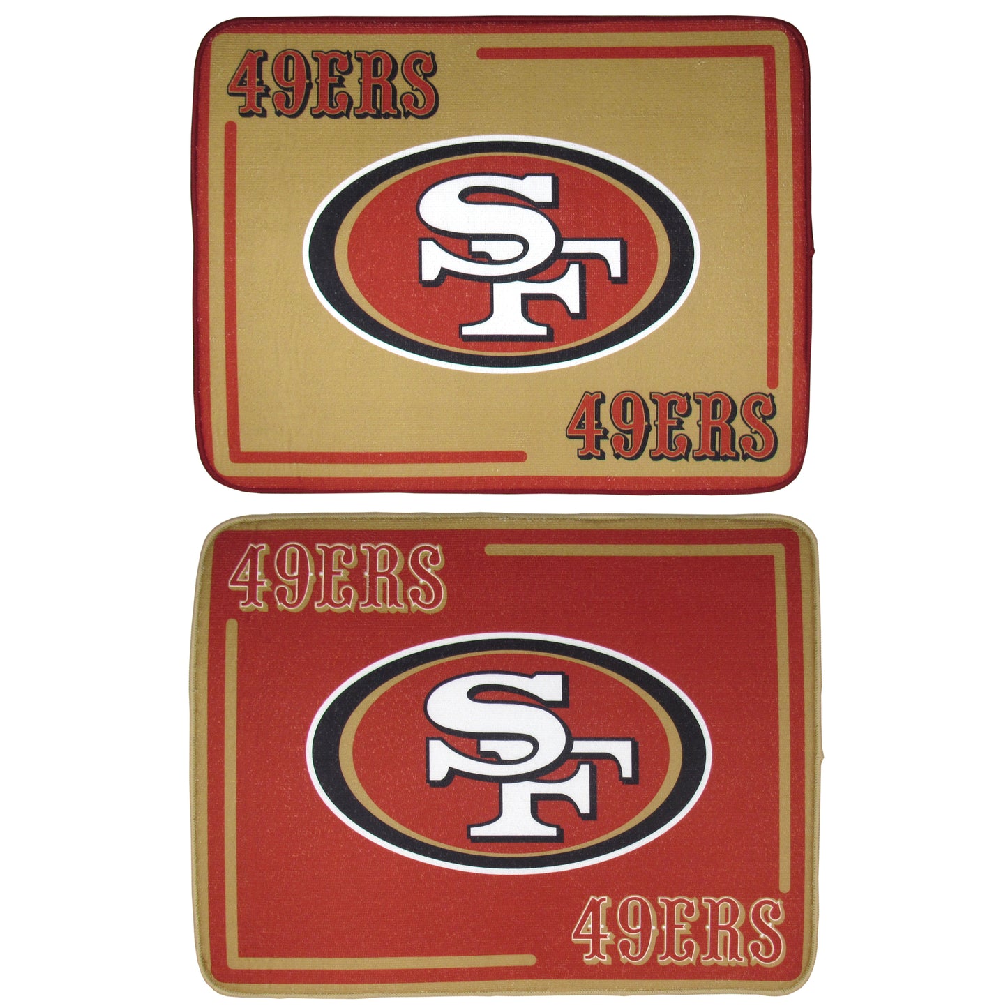 San Francisco 49ers Microfiber Drying Mat, 2pk