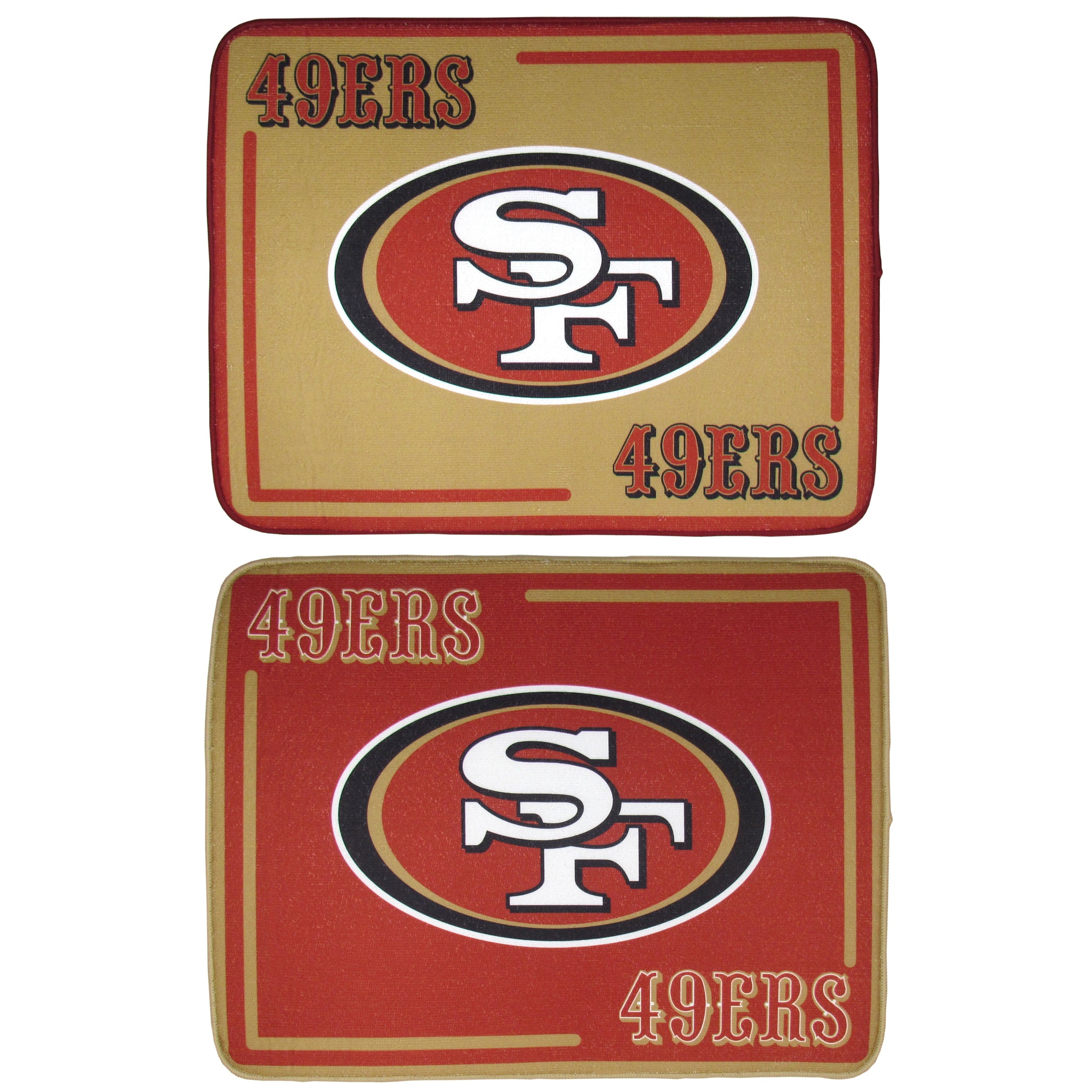 San Francisco 49ers Microfiber Drying Mat, 2pk