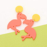 Toucan Resin Post Earrings - Madeline Love - Flyclothing LLC