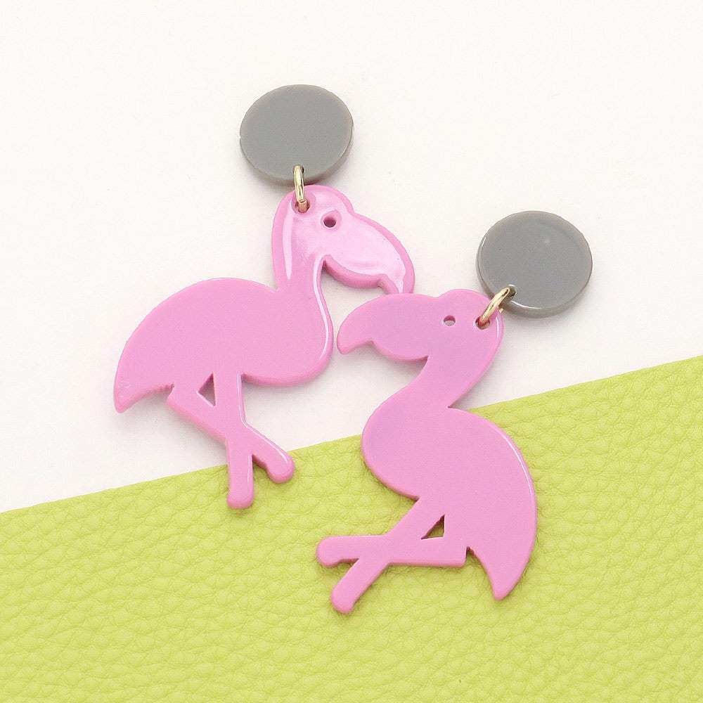 Toucan Resin Post Earrings - Madeline Love - Flyclothing LLC