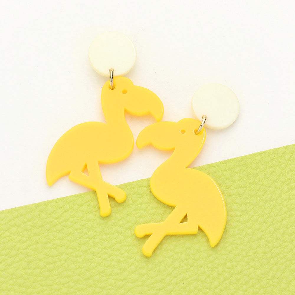 Toucan Resin Post Earrings - Madeline Love - Flyclothing LLC
