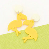 Toucan Resin Post Earrings - Madeline Love - Flyclothing LLC