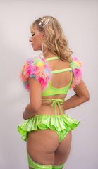 J-Valentine FE201 - Ruffle Garter Bottom - J. Valentine