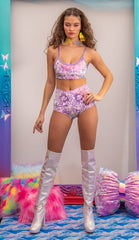 J-Valentine FF150 - Sequin Velvet Short - J. Valentine