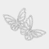 Stone Paved Butterfly Earrings - Madeline Love - Flyclothing LLC