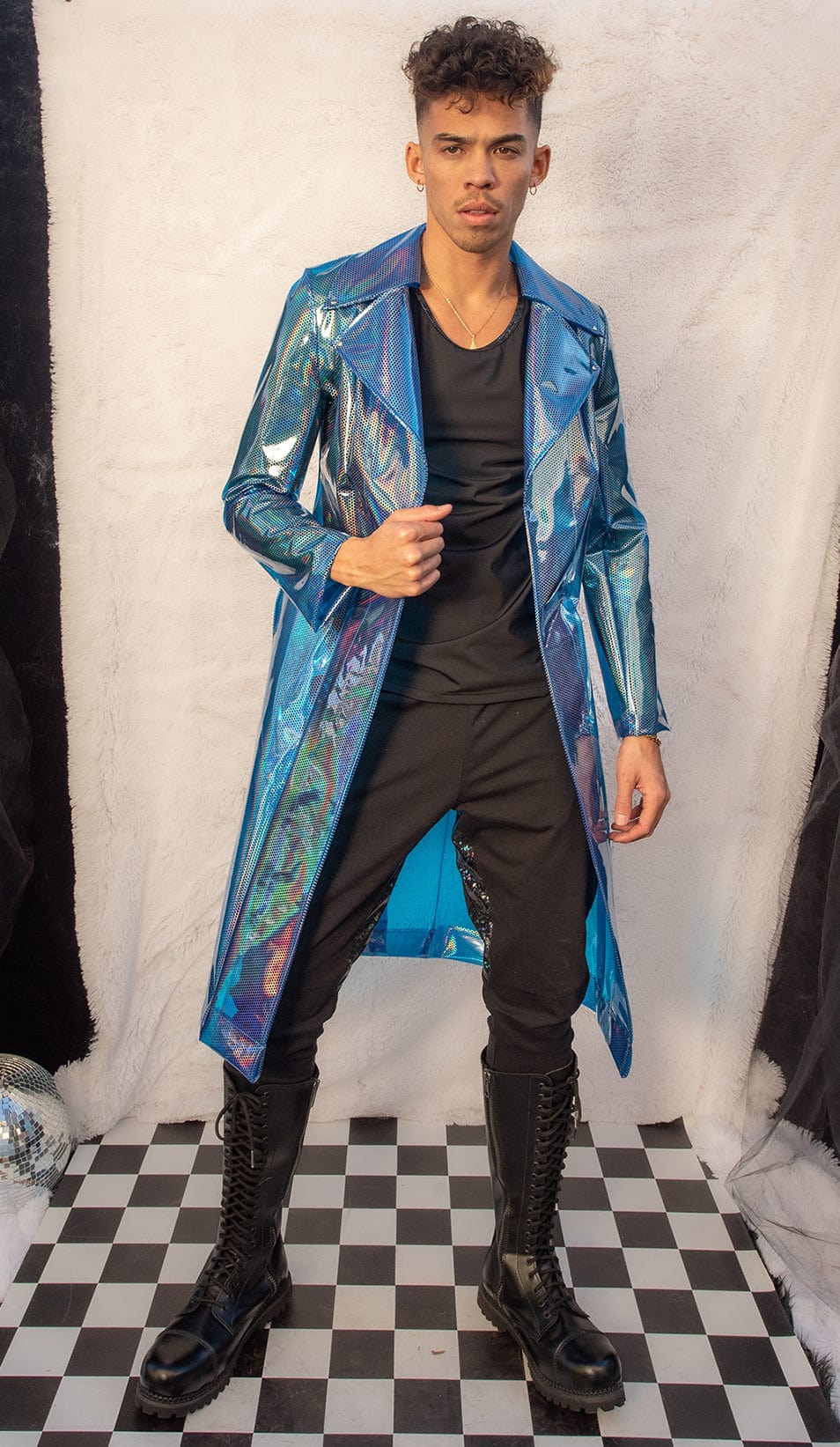 J-Valentine FE240 - Rubberized Vinyl Trench Coat - J. Valentine