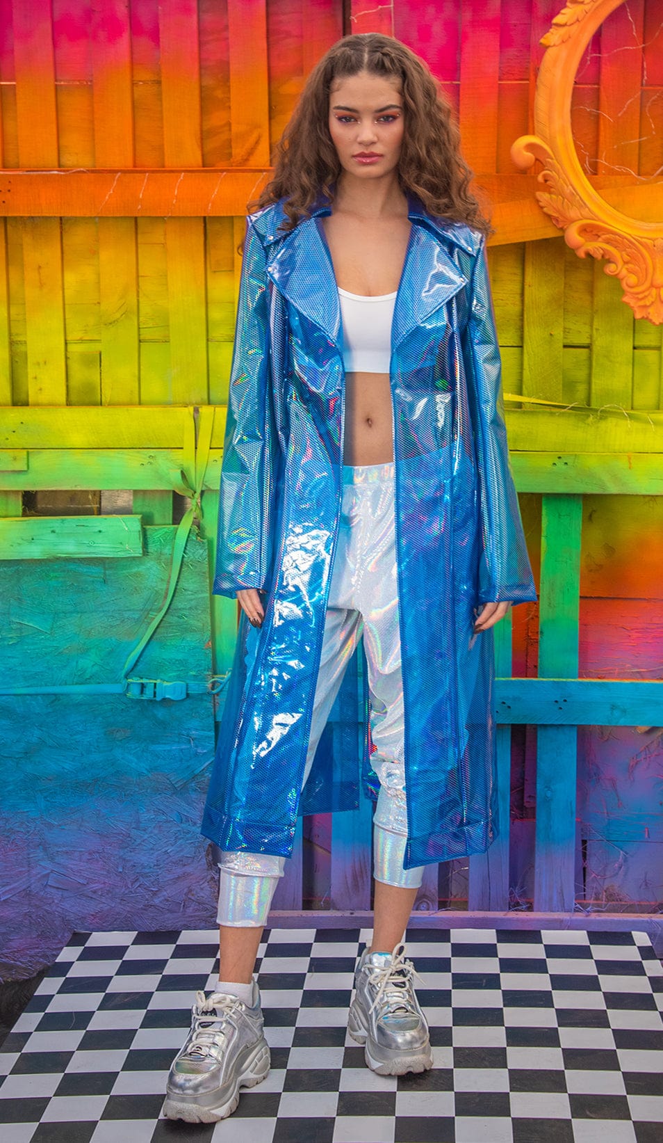 J-Valentine FE240 - Rubberized Vinyl Trench Coat - J. Valentine