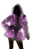 J-Valentine FE299 - Light-Up Lurex Shag Skirt - J. Valentine