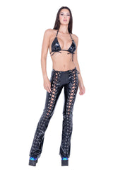 J-Valentine FE310 - PVC Lace-Up Triangle Top - J. Valentine