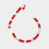 Shamballa Ball Hoop Earrings - Madeline Love - Flyclothing LLC