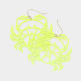 Brass Metal Cutout Crab Dangle Earrings - Madeline Love - Flyclothing LLC
