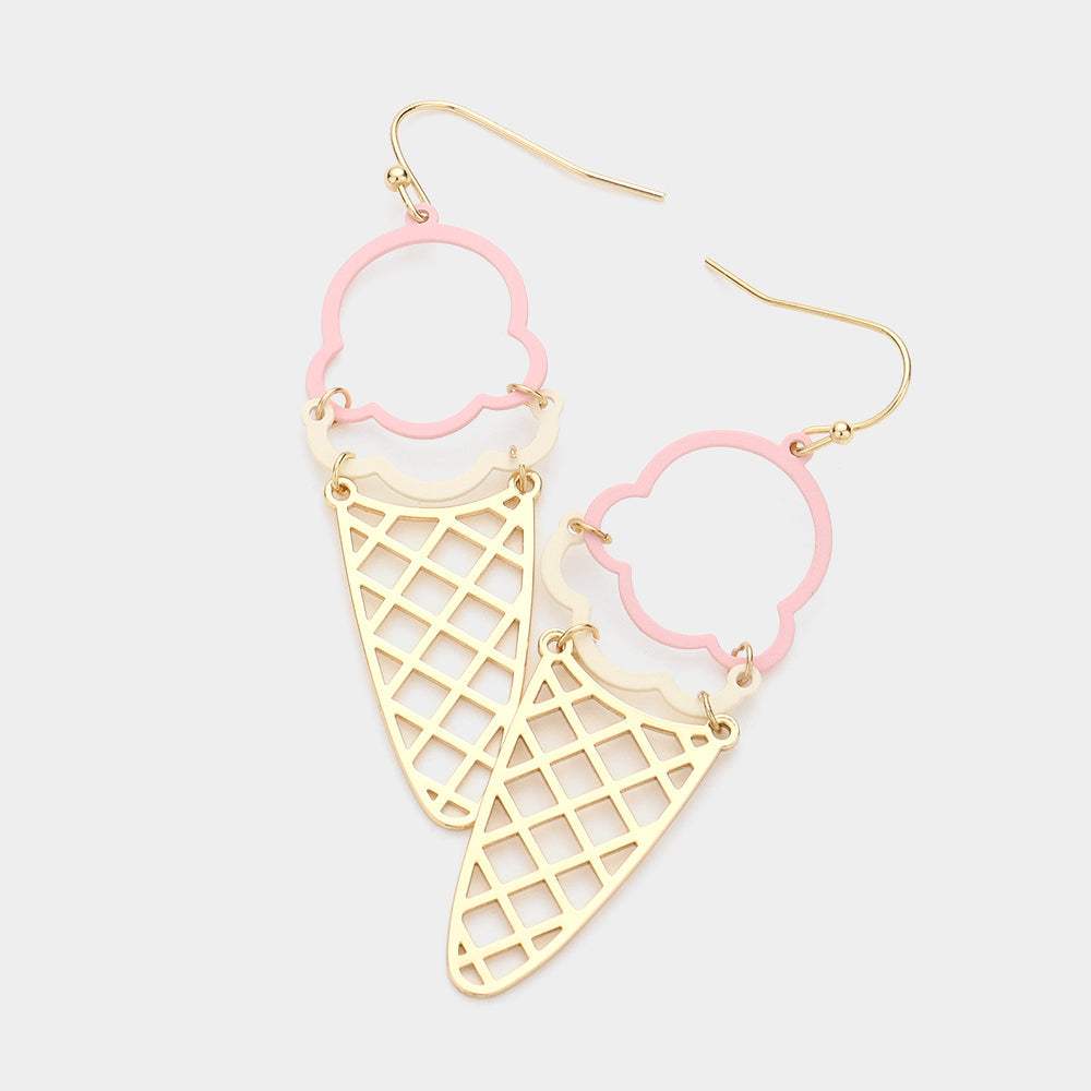 Ice Cream Dangle Earrings - Madeline Love - Flyclothing LLC