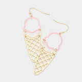 Ice Cream Dangle Earrings - Madeline Love - Flyclothing LLC