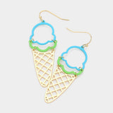 Ice Cream Dangle Earrings - Madeline Love - Flyclothing LLC
