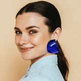 Bold Metal Hoop Earrings - Madeline Love - Flyclothing LLC