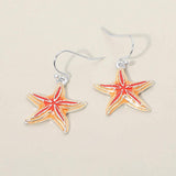 Starfish Charm Drop Dangle Earrings - Madeline Love - Flyclothing LLC