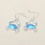 Crab Charm Drop Dangle Earrings - Madeline Love - Flyclothing LLC