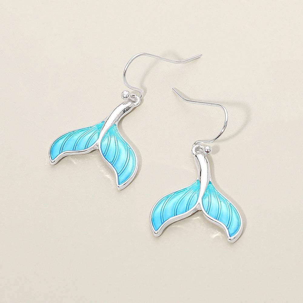 Mermaid Charm Drop Dangle Earrings - Madeline Love - Flyclothing LLC