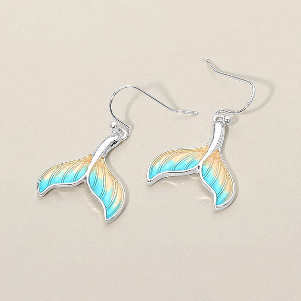 Mermaid Charm Drop Dangle Earrings - Madeline Love - Flyclothing LLC
