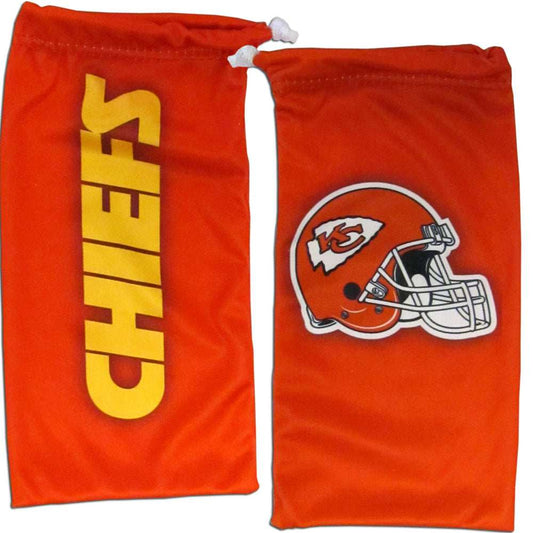 Kansas City Chiefs Microfiber Sunglass Bag - Kansas City Chiefs - Flyclothing LLC