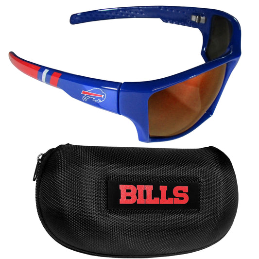 Buffalo Bills Edge Wrap Sunglass and Case Set - Buffalo Bills