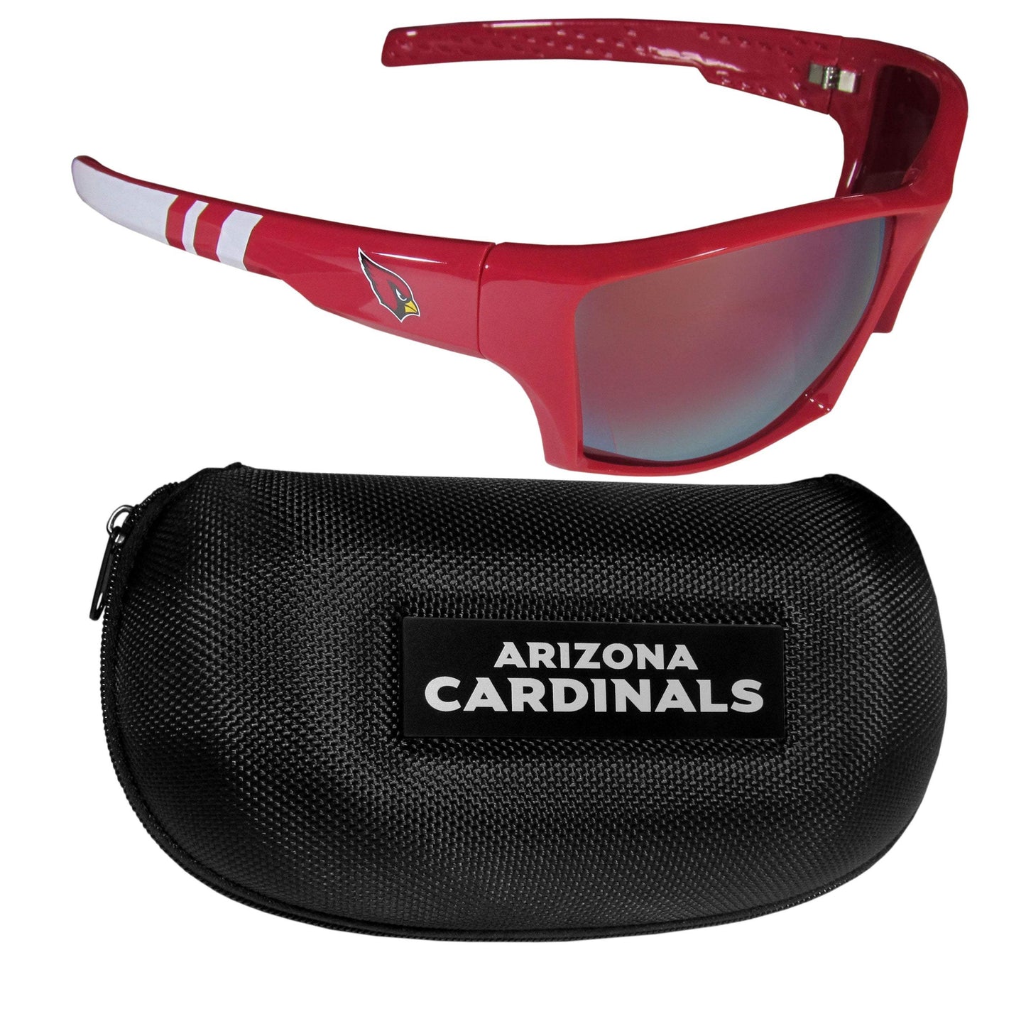 Arizona Cardinals Edge Wrap Sunglass and Case Set - Arizona Cardinals - Flyclothing LLC