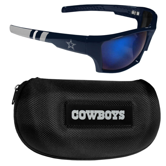 Dallas Cowboys Edge Wrap Sunglass and Case Set - Dallas Cowboys