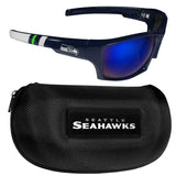 Seattle Seahawks Edge Wrap Sunglass and Case Set - Seattle Seahawks