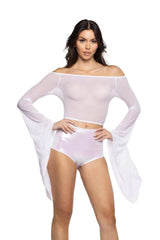 J-Valentine FF118 - Off-Shoulder Flair Sleeve Top - J. Valentine - Flyclothing LLC