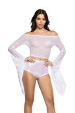 J-Valentine FF118 - Off-Shoulder Flair Sleeve Top - J. Valentine
