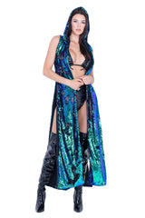 J-Valentine FF155 - Unisex Sequin Duster - J. Valentine