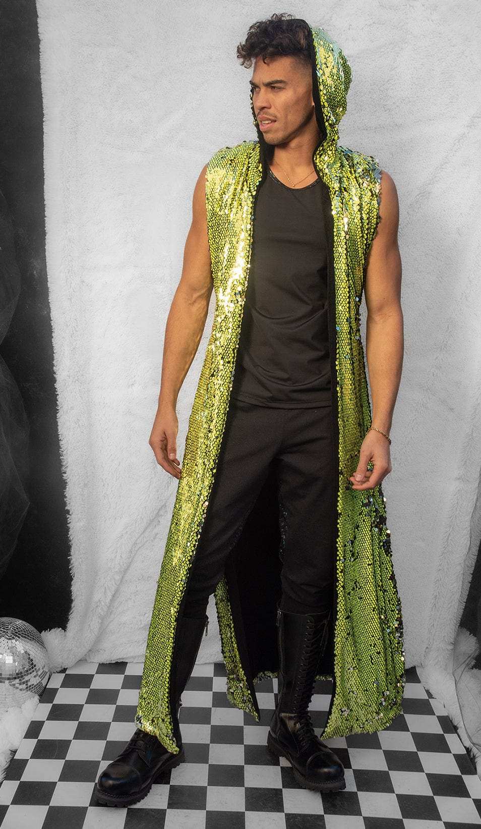 J-Valentine FF155 - Unisex Sequin Duster - J. Valentine - Flyclothing LLC