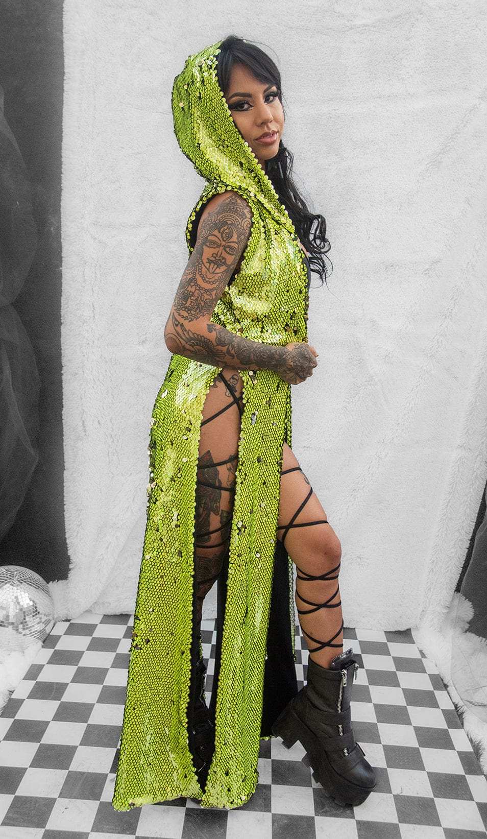 J-Valentine FF155 - Unisex Sequin Duster - J. Valentine - Flyclothing LLC