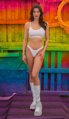 J-Valentine FF255 - Tricot Elastic Thong - J. Valentine