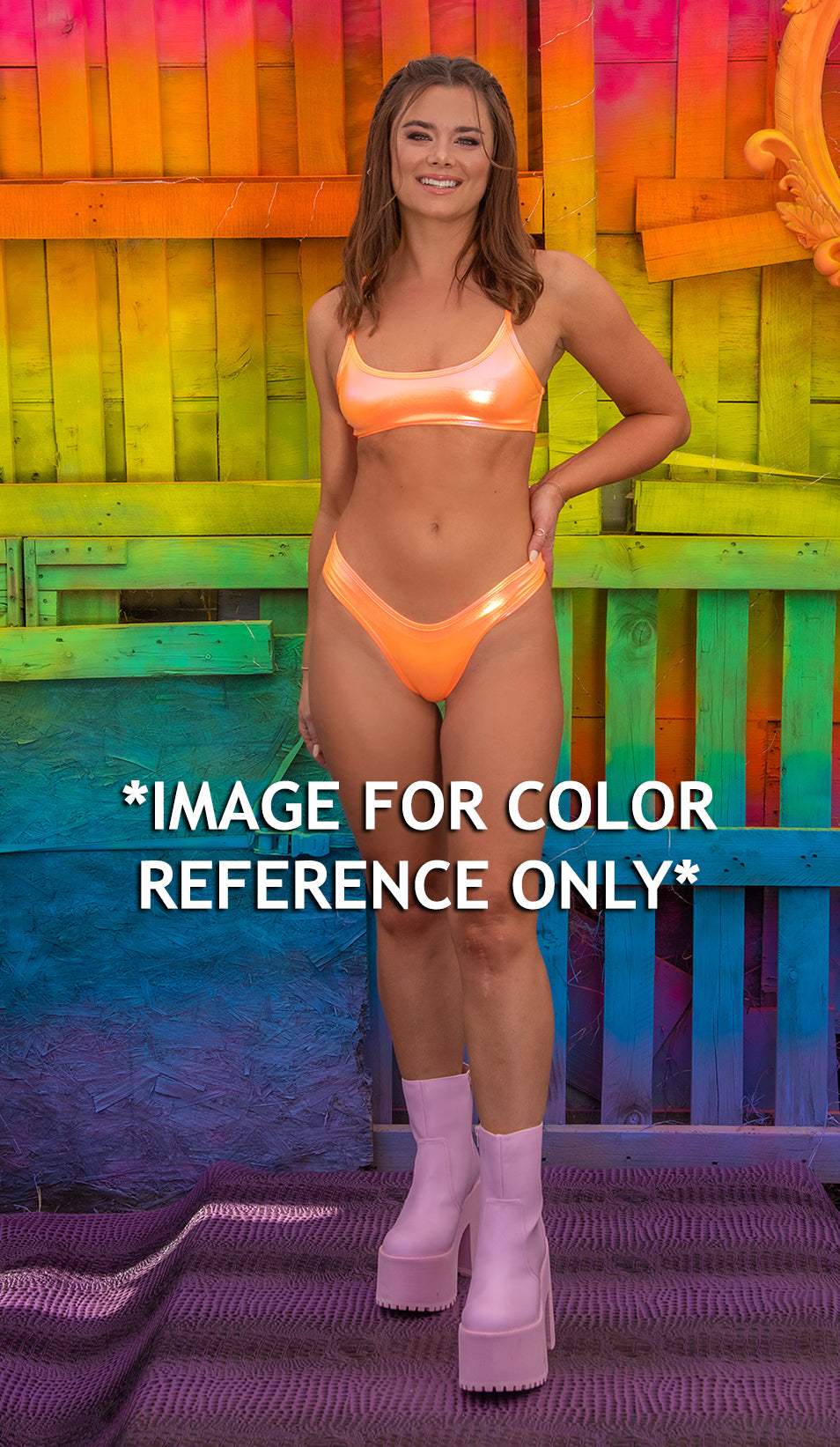 J-Valentine FF256 - Metallic Elastic Thong - J. Valentine - Flyclothing LLC