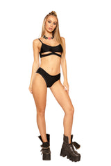 J. Valentine Glitter Trimmed Short FF271 - J. Valentine - Flyclothing LLC