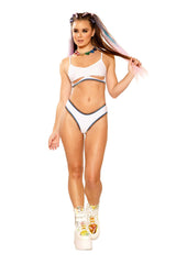 J. Valentine Glitter Trimmed Short FF271 - J. Valentine - Flyclothing LLC