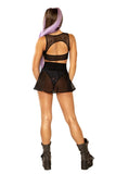 J-Valentine FF336 - Mesh Skater Skirt - J. Valentine