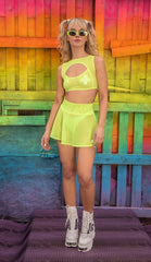 J-Valentine FF335 - Neon Mesh Harness Top - J. Valentine